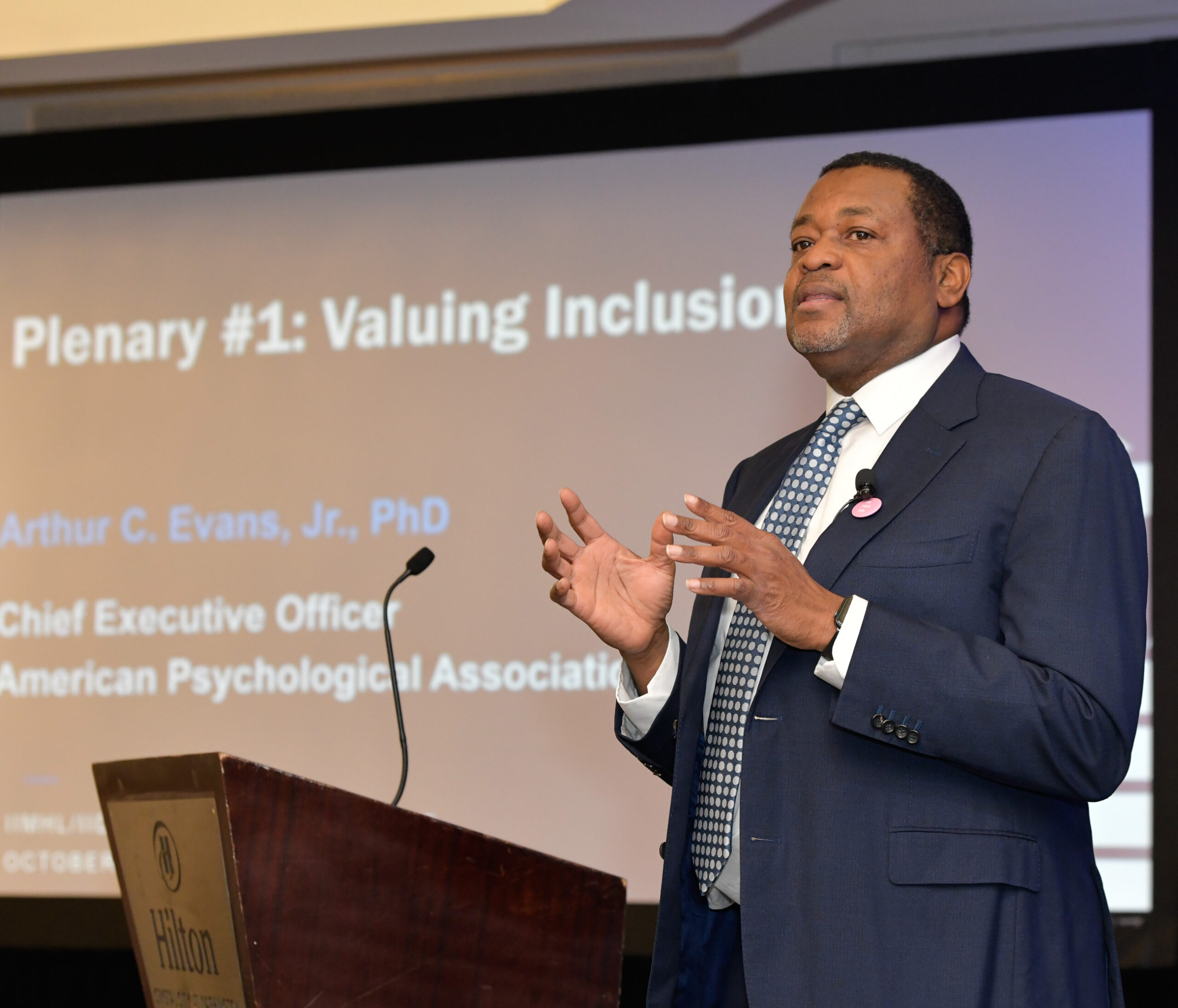 Dr Arthur C Evans Washington DC session photo