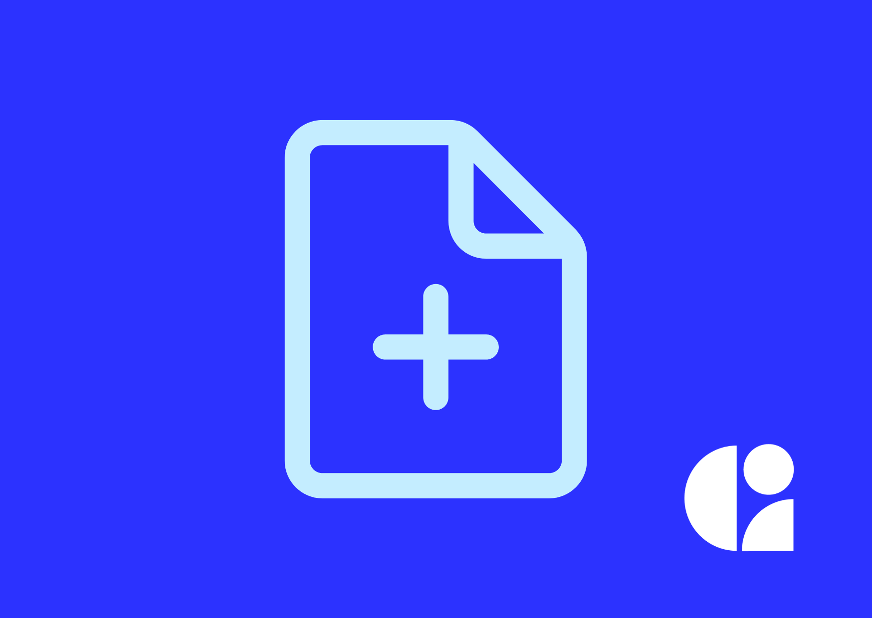 New document icon