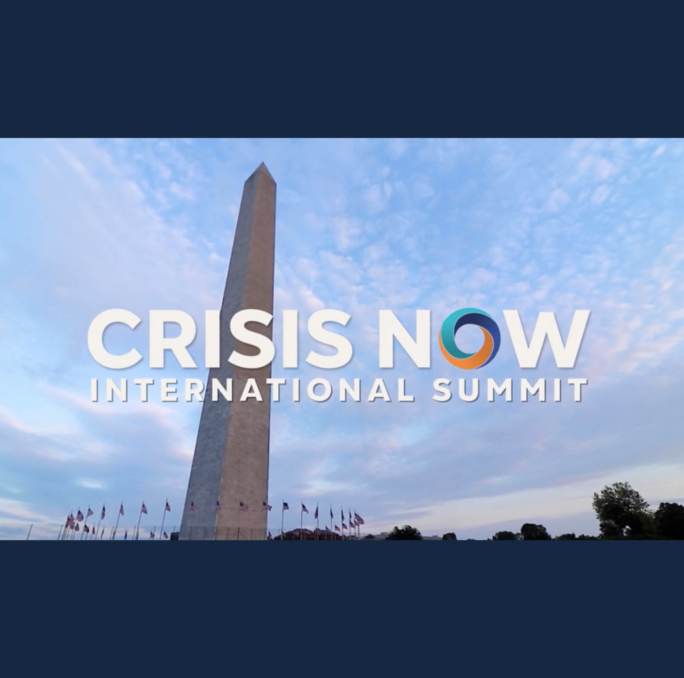 Crisis Now Summit Washington news story graphic